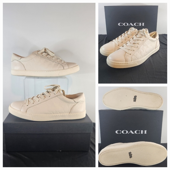 Coach C126 Low Top sneakers, size 9, Chalk color - Picture 1 of 6